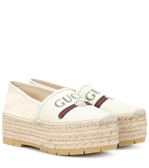 espadrille gucci blanche|Gucci women espadrilles.